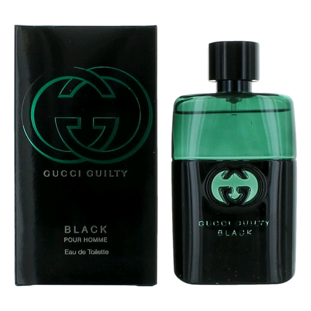 Bottle of Gucci Guilty Black Pour Homme by Gucci, 1.6 oz Eau De Toilette Spray for Men
